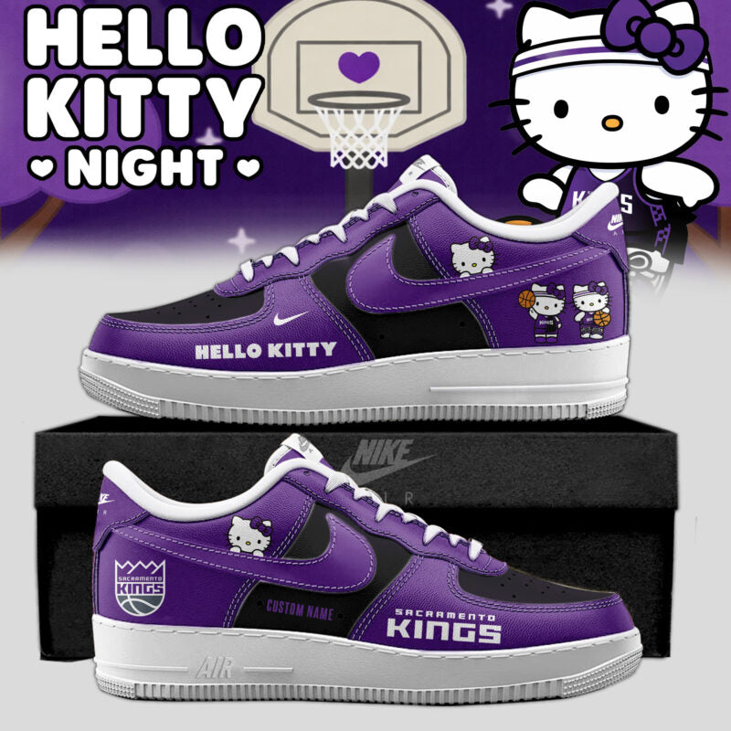 _ Sacramento Kings x Hello Kitty Night 2026 Special Edition AF1 Sneakers