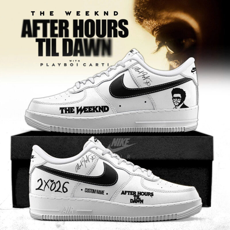 The Weekend After Hours Till Dawn Tour 2026 AF1 Sneakers