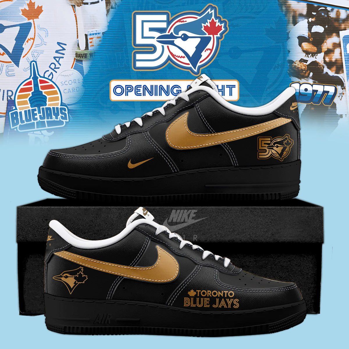 _TBJ 50th Season Limited Edition AF1 Sneakers