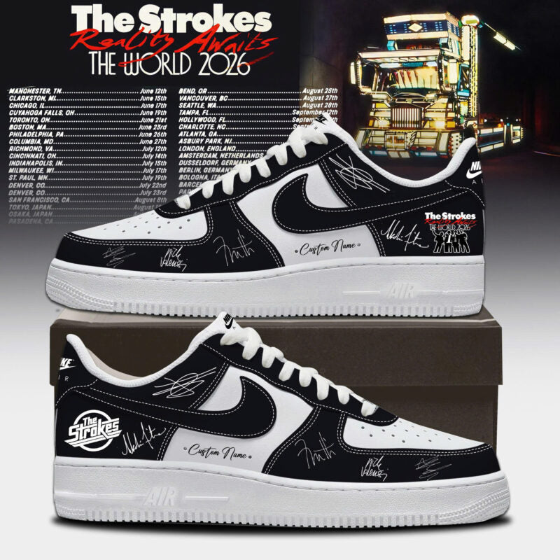 _The Strokes World Tour 2026 Limited Edition AF1 Sneakers
