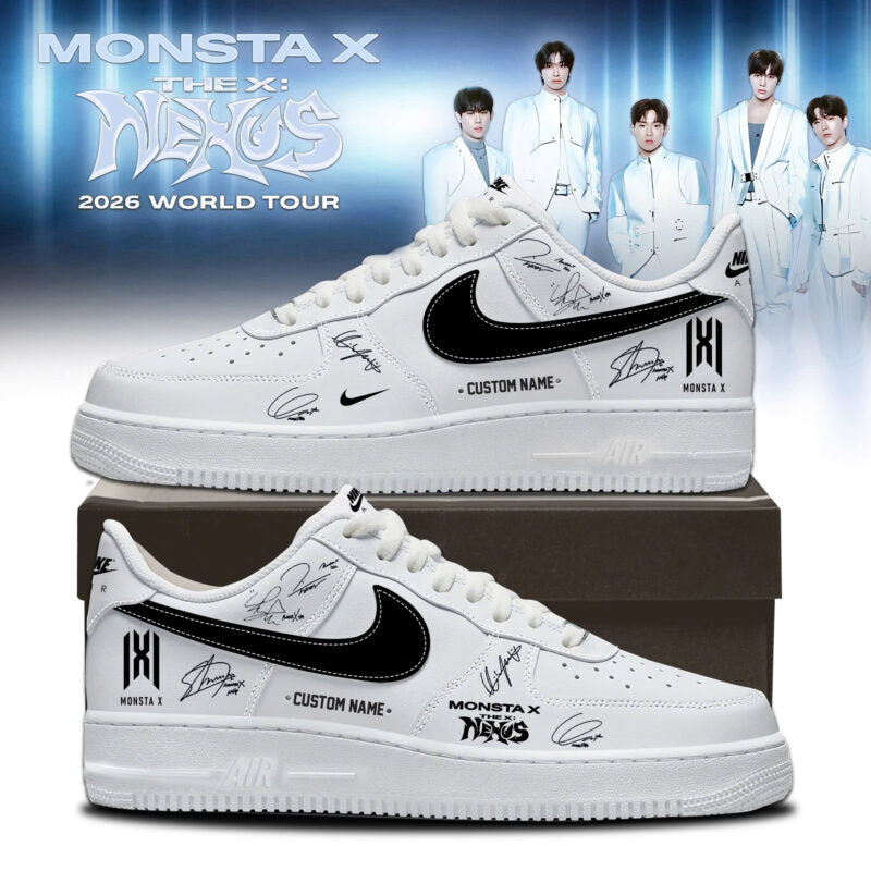 _ MONSTA X 2026 World Tour Limited Edition AF1 Sneakers
