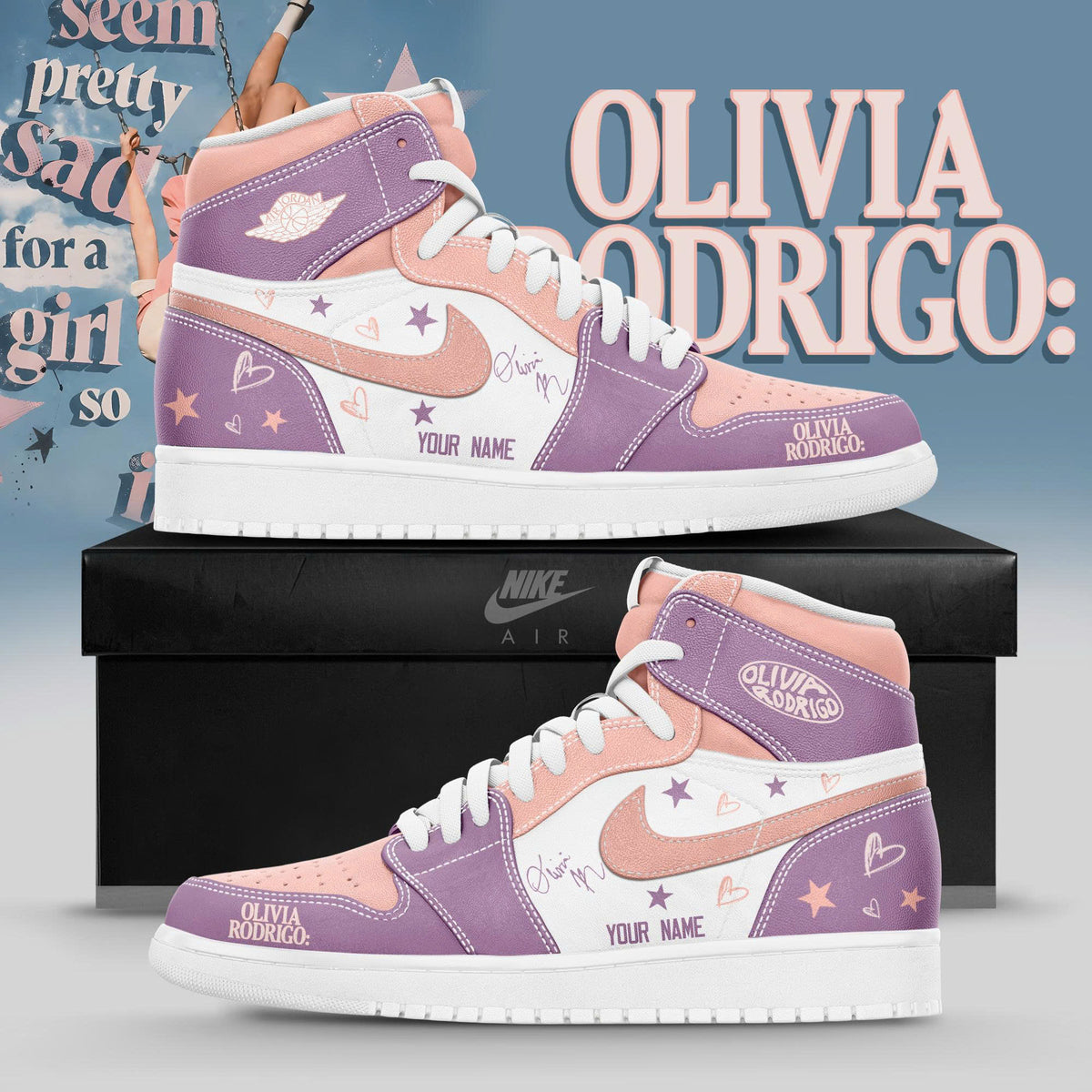 _OR ‘you seem pretty sad for a girl so in love’ 2026 Album Limited Edition AJ1 Sneakers