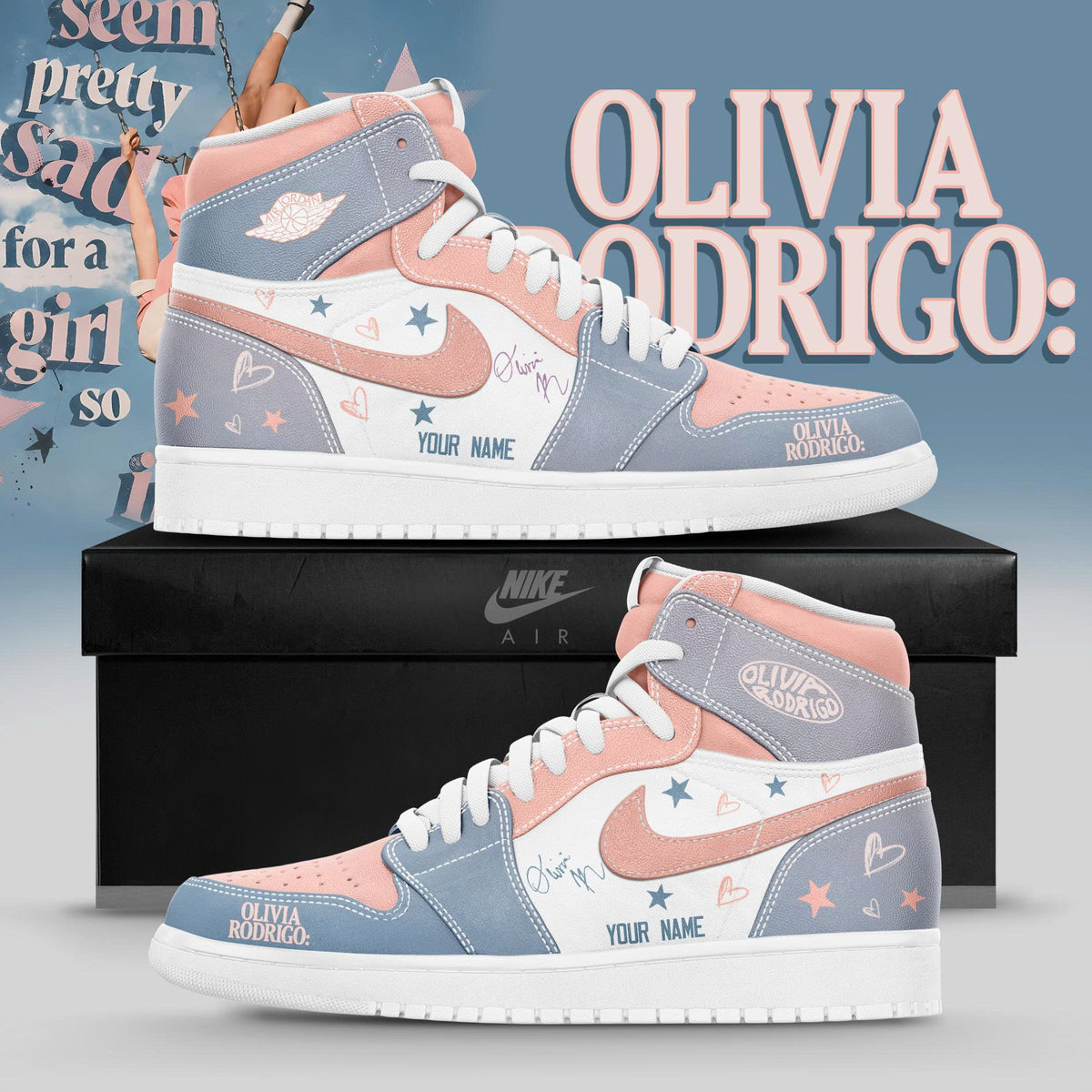 _OR ‘you seem pretty sad for a girl so in love’ 2026 Album Limited Edition AJ1 Sneakers