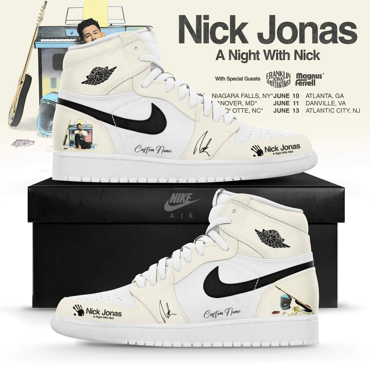 _NJ Night with Nick 2026 Limited Edition AJ1 Sneakers