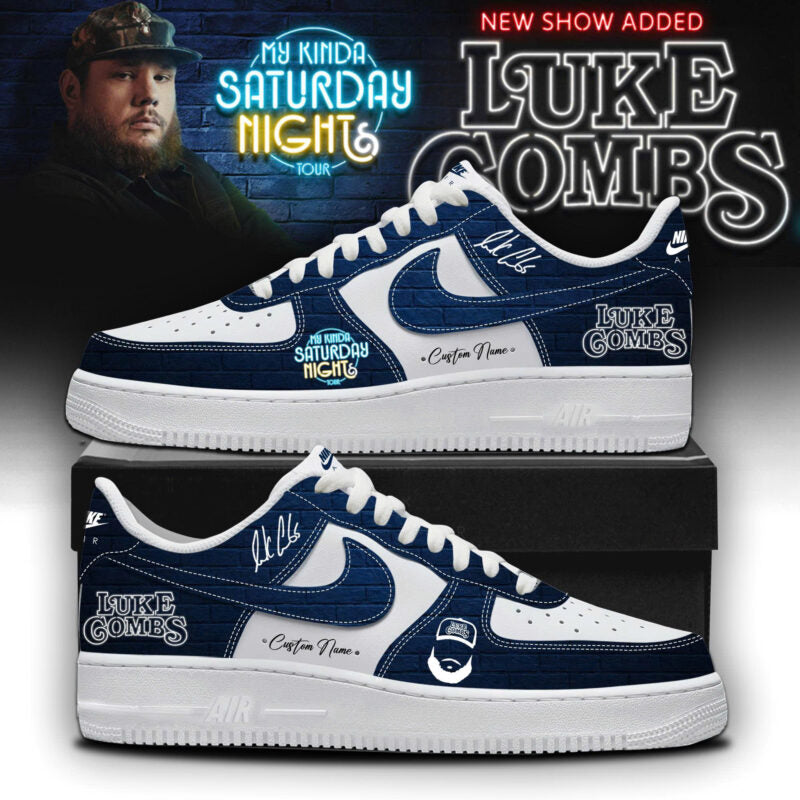 _ Luke Combs ''My Kinda Saturday Night Tour 2026''  Limited Edition AF1 Sneakers