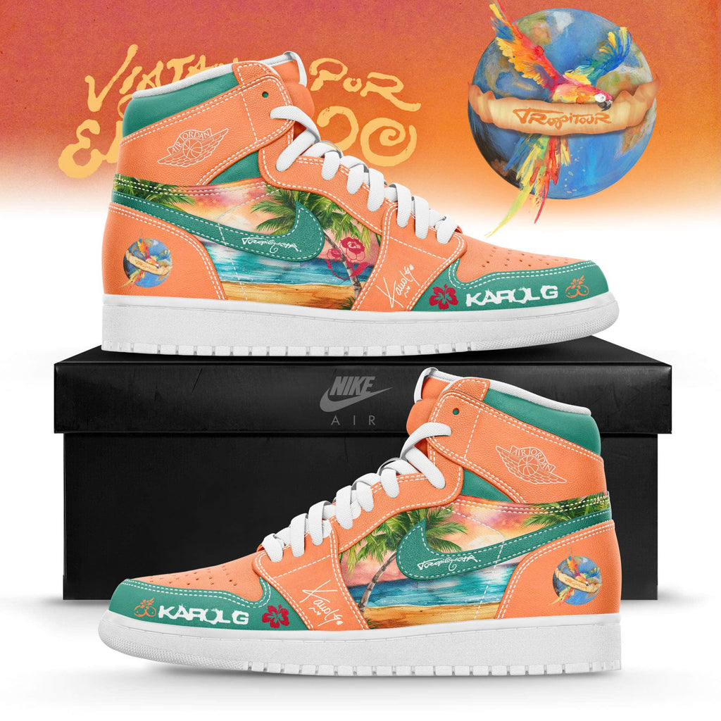 _ Viajando Por El Mundo Tropitour 2026 Limited Edition AJ1 Sneakers