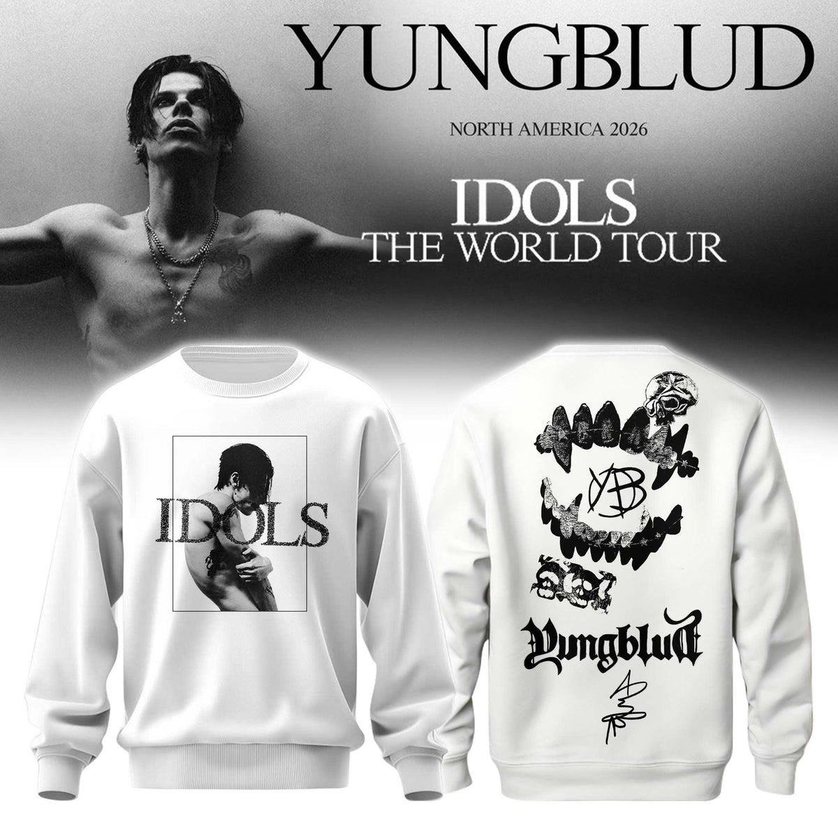 _YBD– Idols World Tour 2026 Limited Editions Sweatshirt