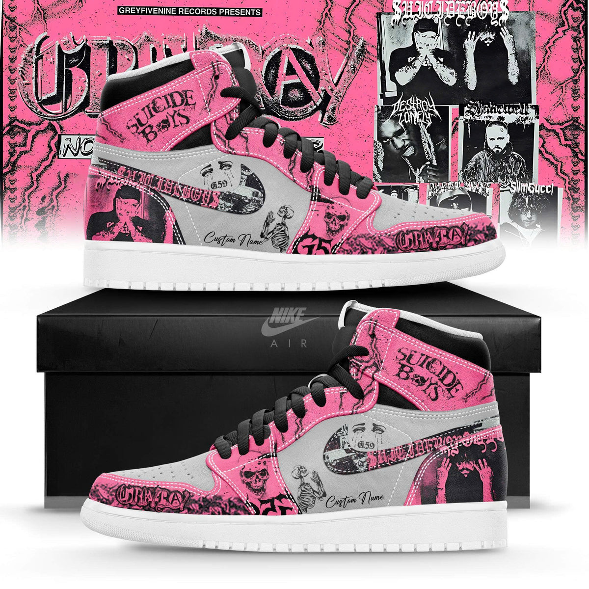 Grey day 2026 – North American Tour AJ1 Sneaker