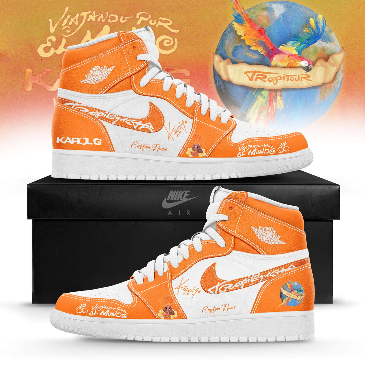 _KG 2026 Tour Latina Foreva Limited Edition AJ1 Sneakers