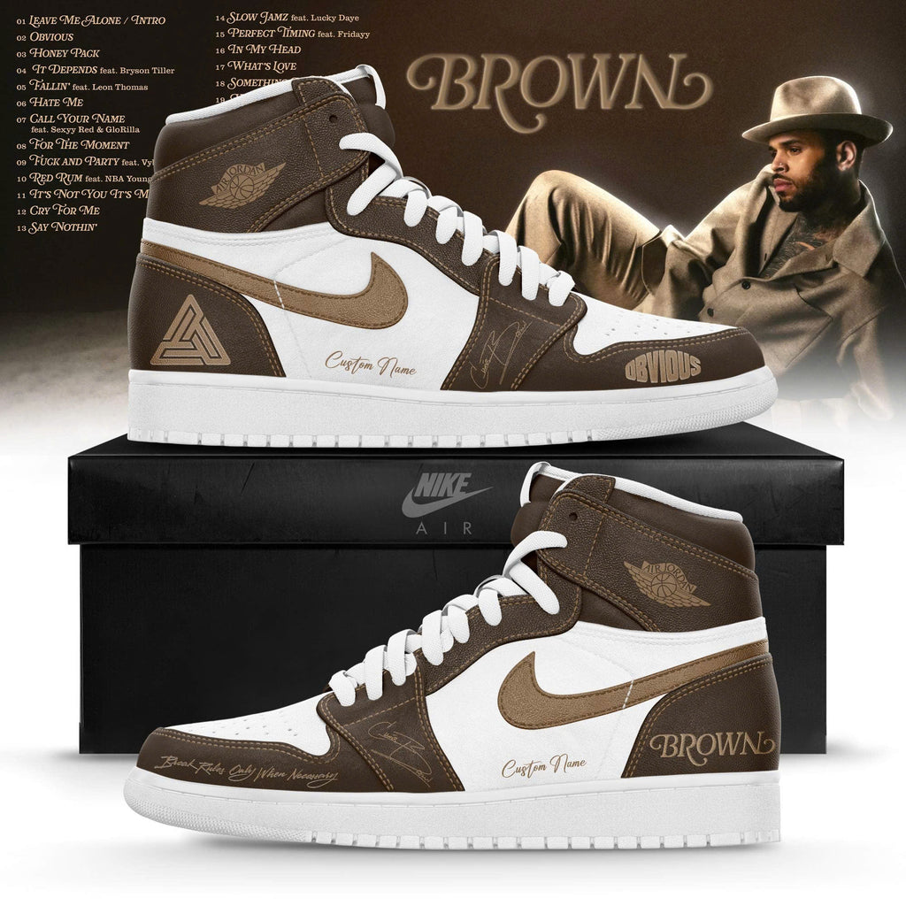 _ CB " Brown " 2026 Limited Edition AJ1 Sneakers