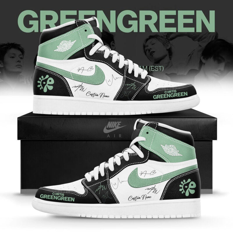 _C "GreenGreen" Ep 2 New Album 2026 Limited Edition AJ1 Sneakers
