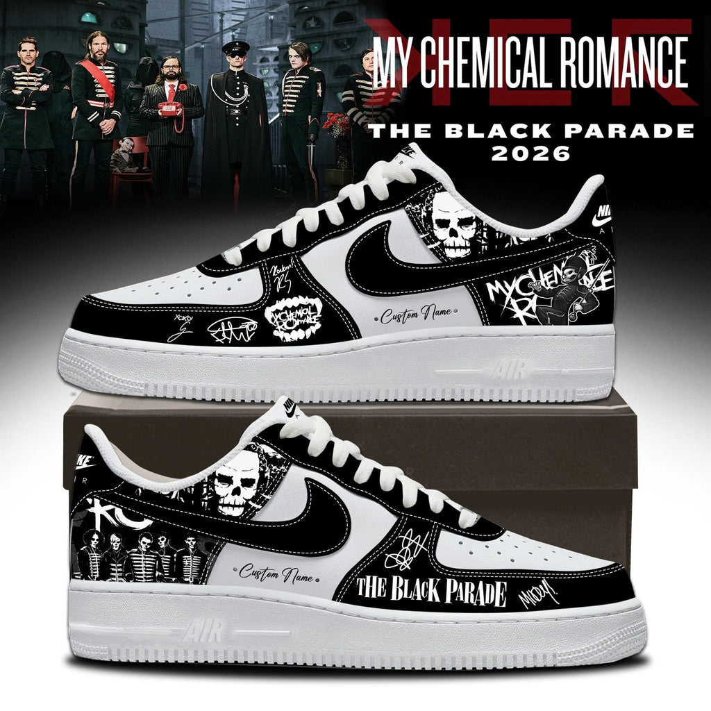 _ MCR The Black Parade 20th Anniversary 2026 Limited Edition AF1 Sneakers