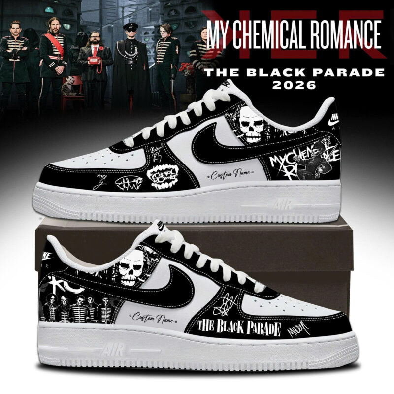 The Black Parade Tour 2026 Limited Edition AF1 Sneakers