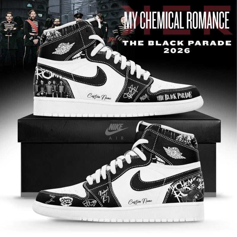 _ The Black Parade Tour 2026 Limited Edition AJ1 Sneakers