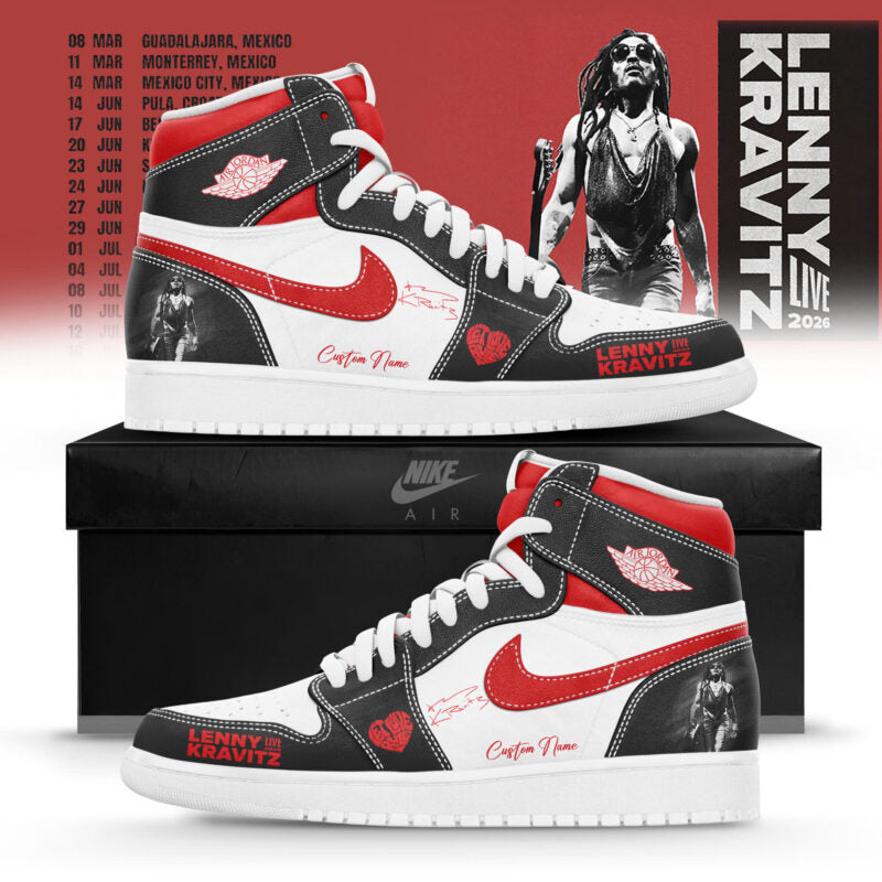 _LK “Blue Electric Light” tour Tour 2026 Limited Edition AJ1 Sneakers