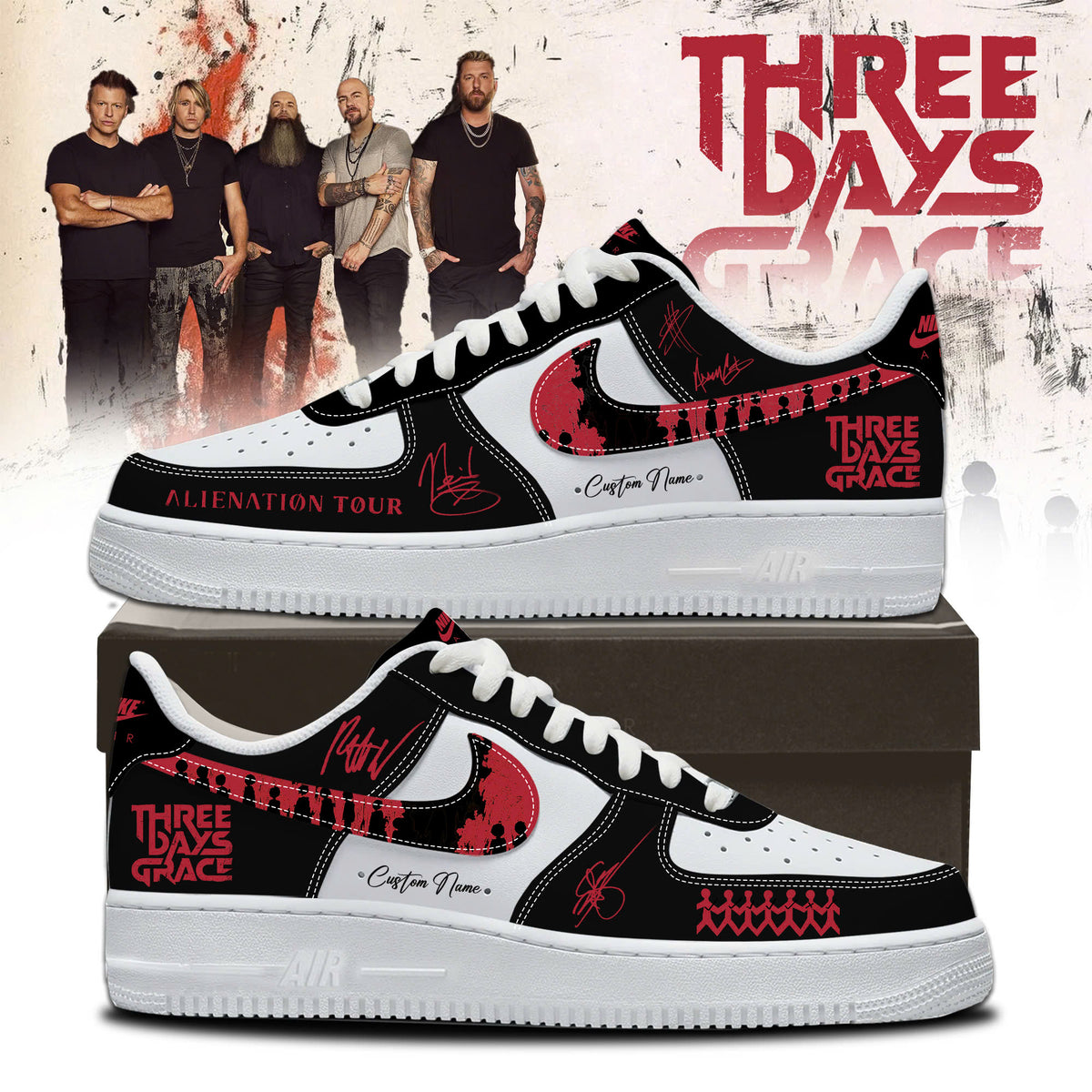 _3DG Alienation Tour 2026 Limited Edition AF1 Sneakers
