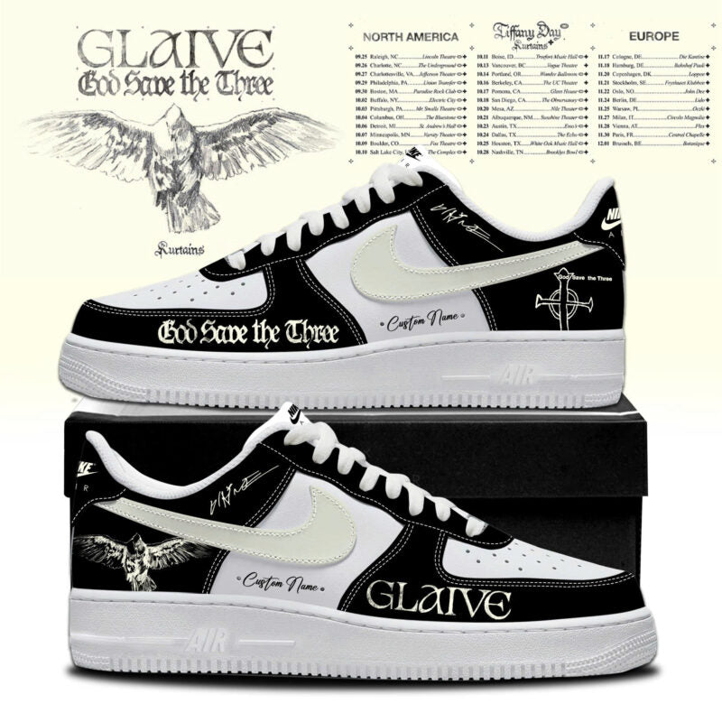 _G “God Save The Three” Tour 2026 Limited Edition AF1 Sneakers