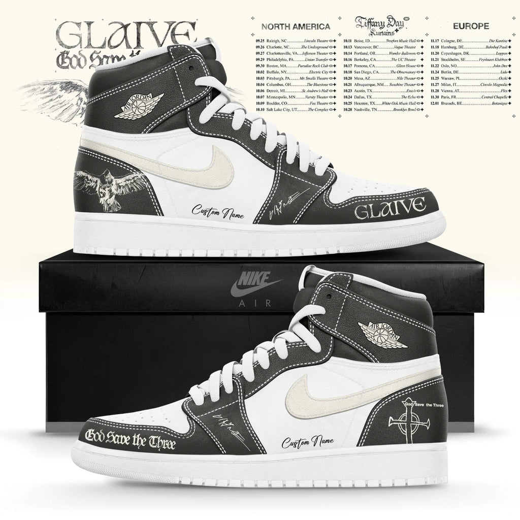 _G “God Save The Three” 2026 Limited Edition AJ1 Sneakers