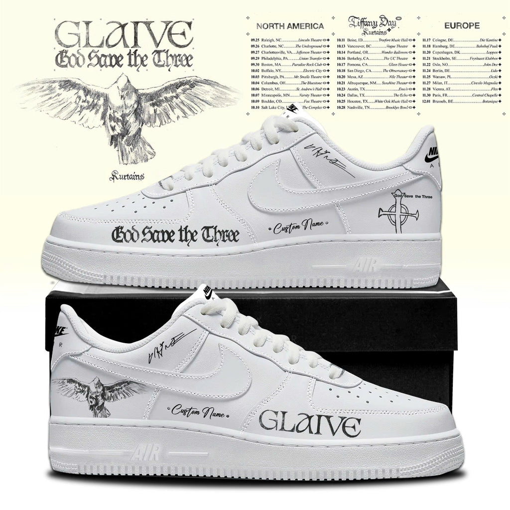 _G “God Save The Three” Tour 2026 Limited Edition AF1 Sneakers
