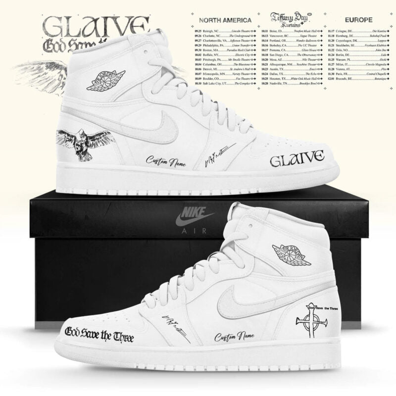 _G “God Save The Three” 2026 Limited Edition AJ1 Sneakers