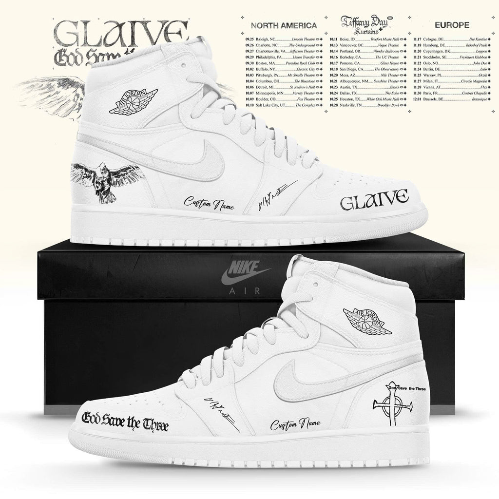_G “God Save The Three” 2026 Limited Edition AJ1 Sneakers