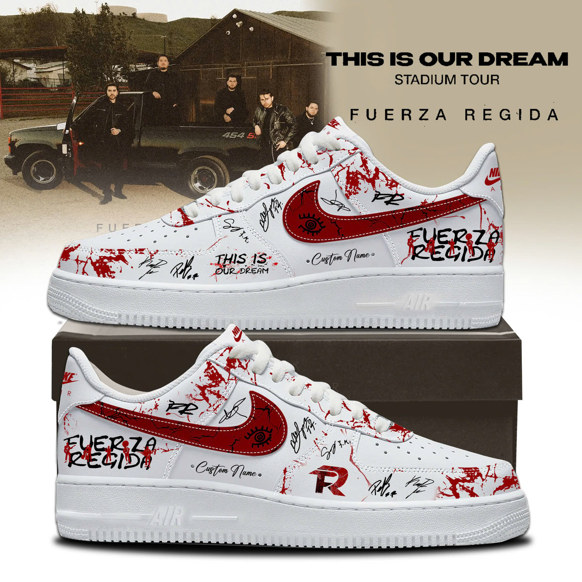 _This is Our Dream Tour 2026 Limited Edition AF1 Sneakers