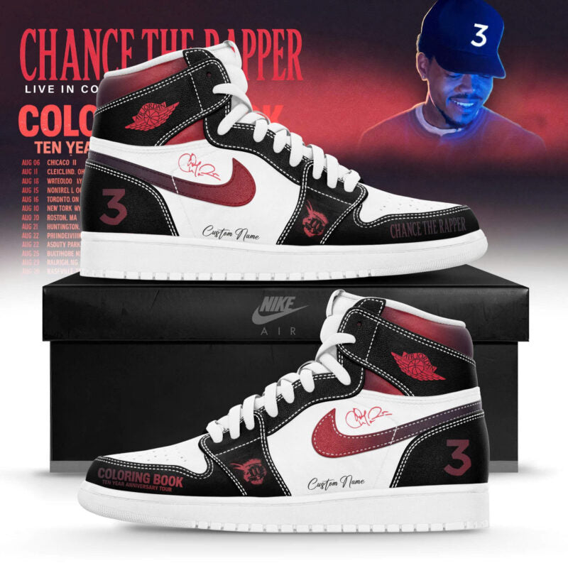 CTR “Coloring Book” 10 Year Anniversary Tour Limited Edition AJ1 Sneakers