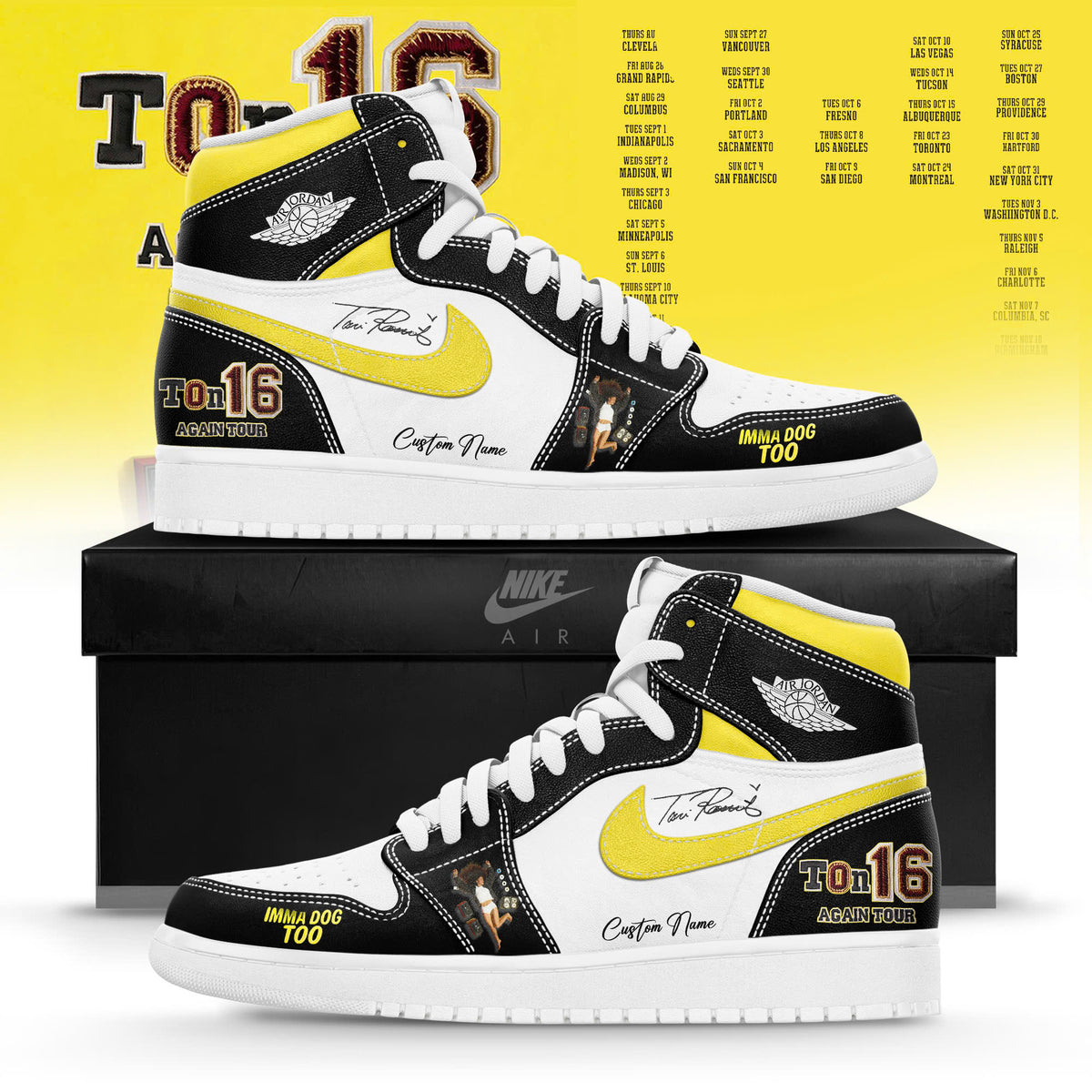_TR “Ton 16 Again Tour" 2026 Limited Edition AJ1 Sneakers