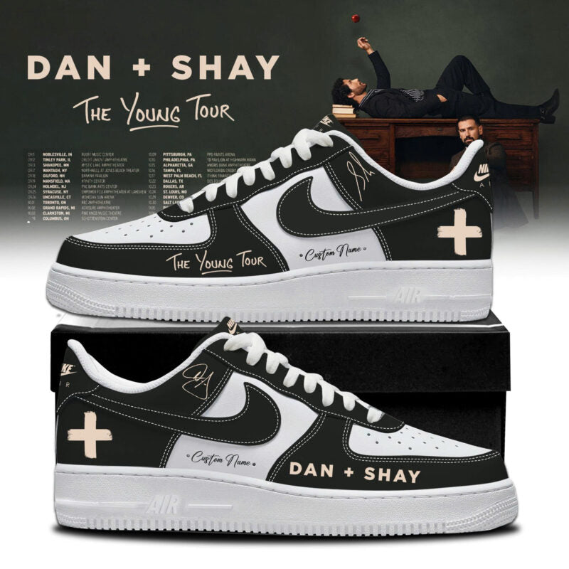 Dan + Shay  “The Young Tour" 2026 Limited Edition AF1 Sneakers