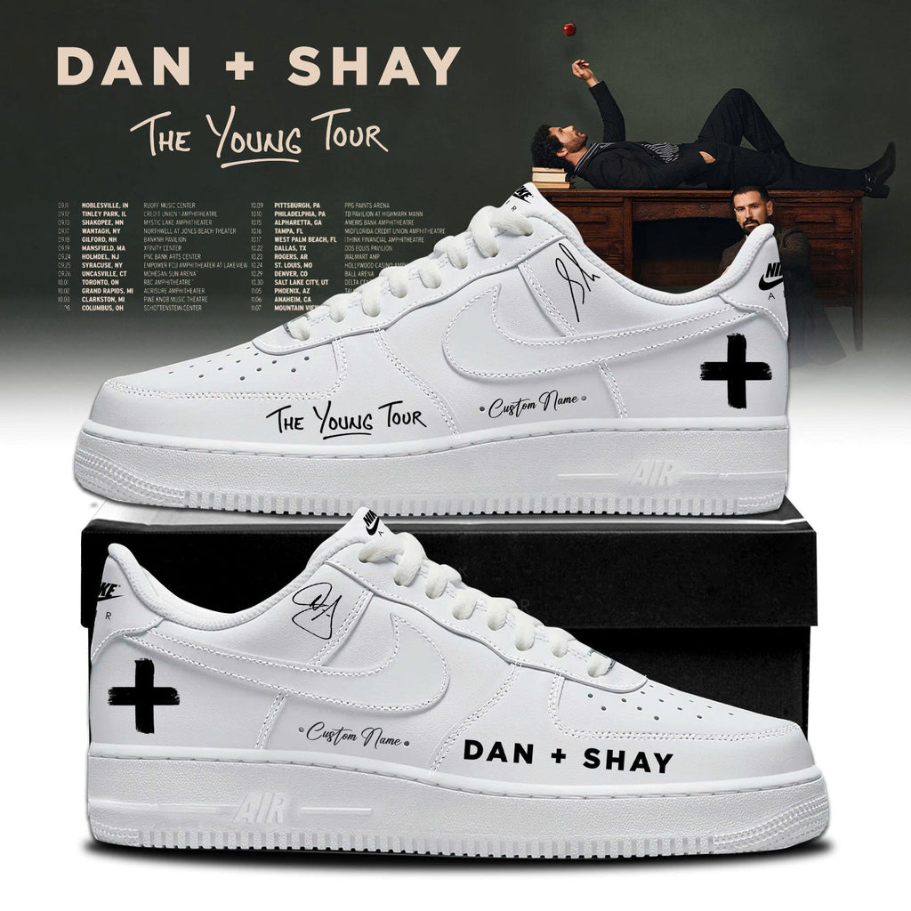 Dan + Shay  “The Young Tour" 2026 Limited Edition AF1 Sneakers