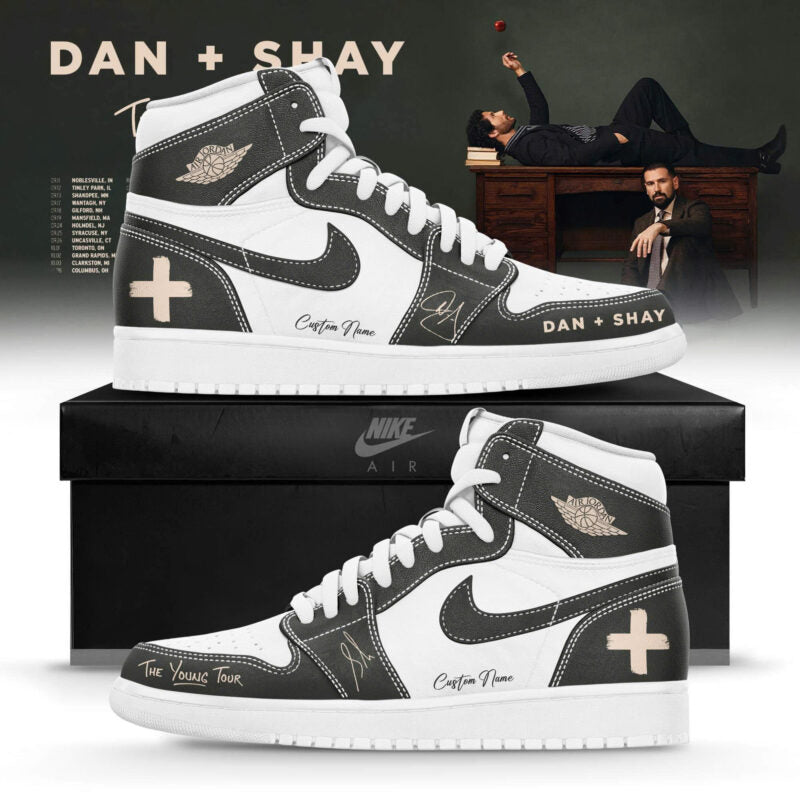 Dan + Shay  “The Young Tour" 2026 Limited Edition AJ1 Sneakers