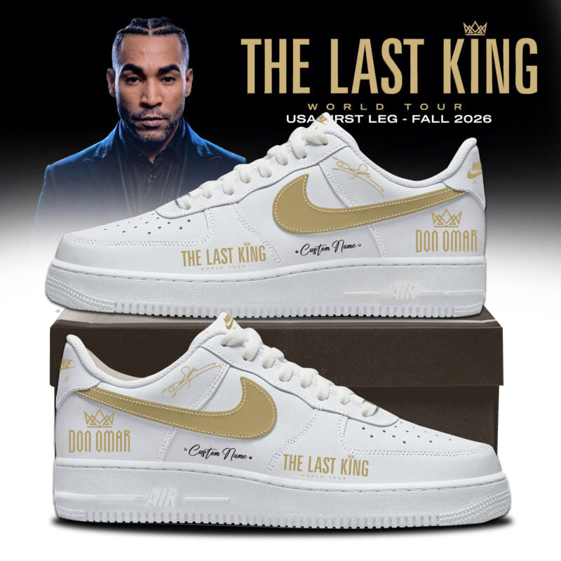 THE LAST KING WORLD TOUR 2026 Limited Edition AF1 Sneakers