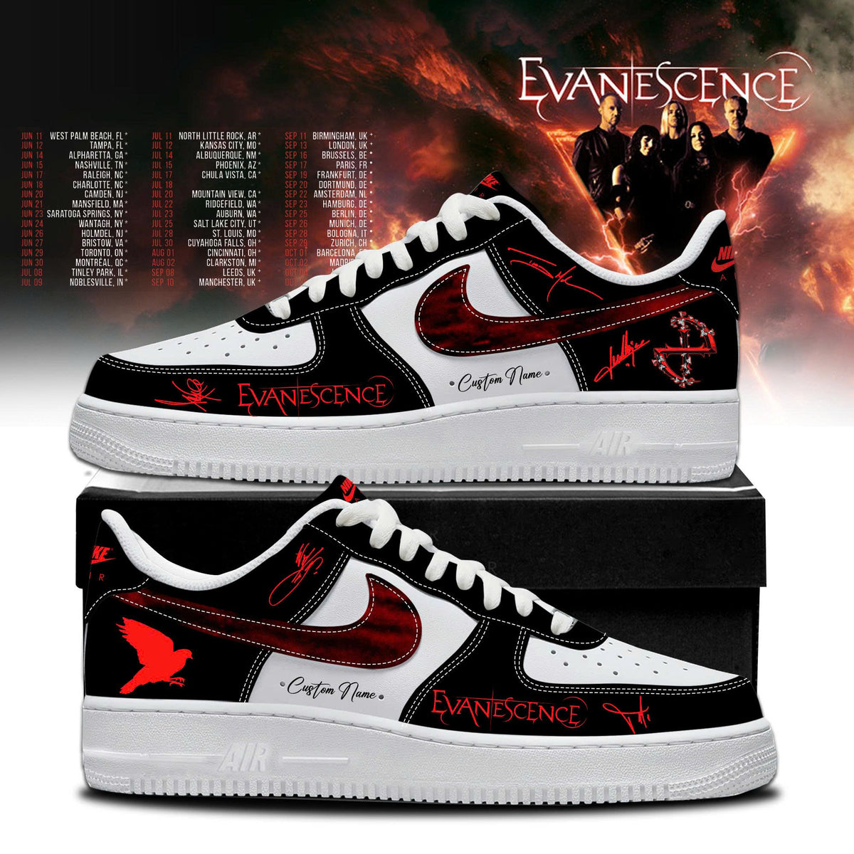 Sanctuary 2026 World Tour Limited Edition AF1 Sneakers