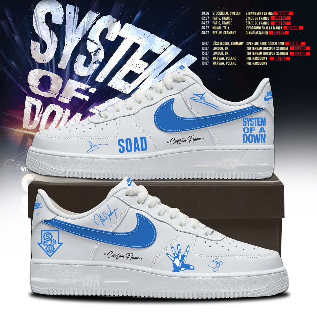 S.O.A.D – Tour 2026 Limited Edition AF1 Sneakers