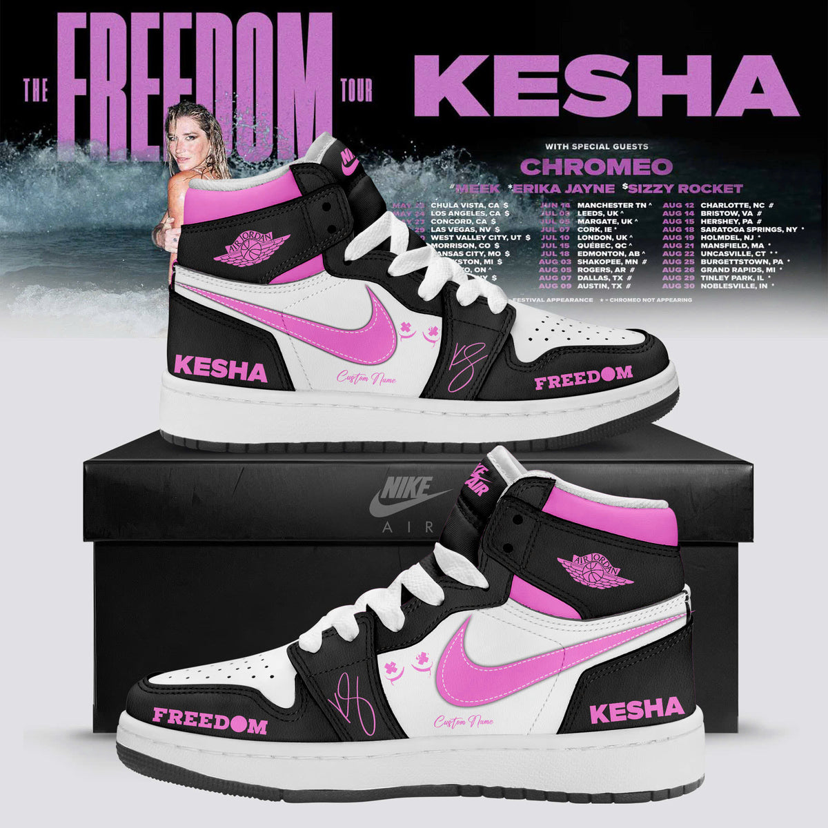 KS The Freedom Tour 2026 Limited Edition AJ1 Sneakers