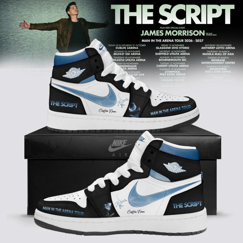 The Script – Man In The Arena World Tour 2026 Limited Edition AJ1 Sneakers