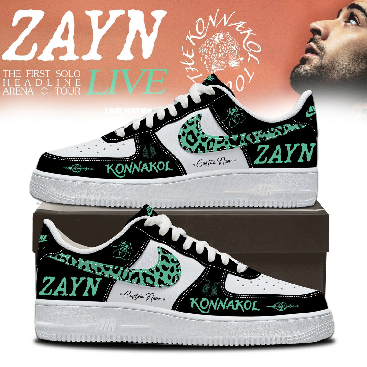 ZM The Konnakol Tour 2026 Limited Edition AF1 Sneakers