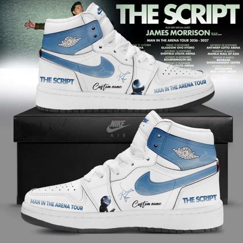 The Script – Man In The Arena World Tour 2026 Limited Edition AJ1 Sneakers