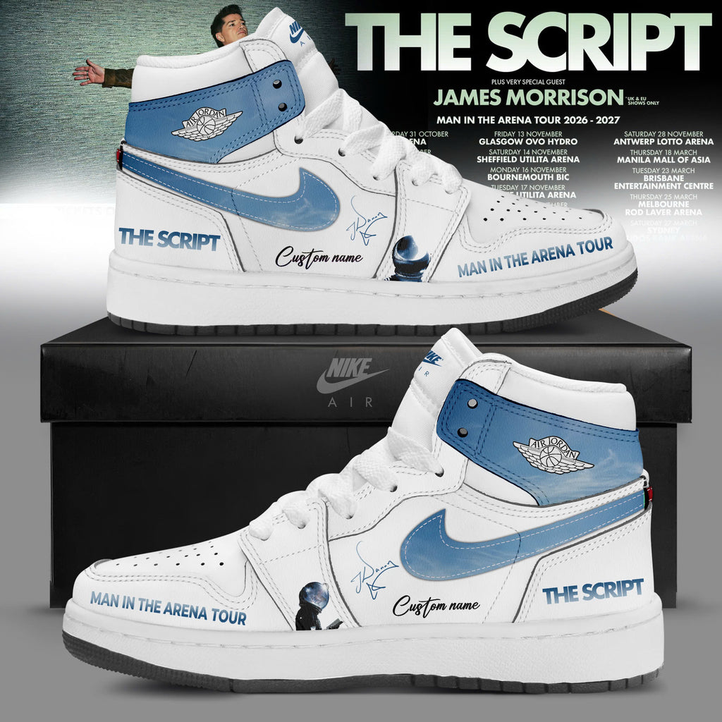 The Script – Man In The Arena World Tour 2026 Limited Edition AJ1 Sneakers