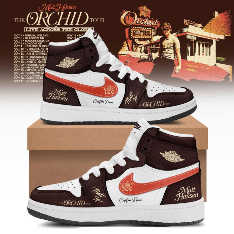 Matt Hansen The Orchid Tour 2026 Limited Edition AJ1 Sneakers