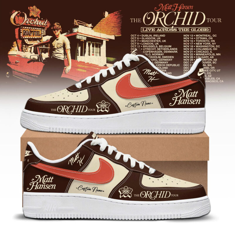 Matt Hansen The Orchid Tour 2026 Limited Edition AF1 Sneakers