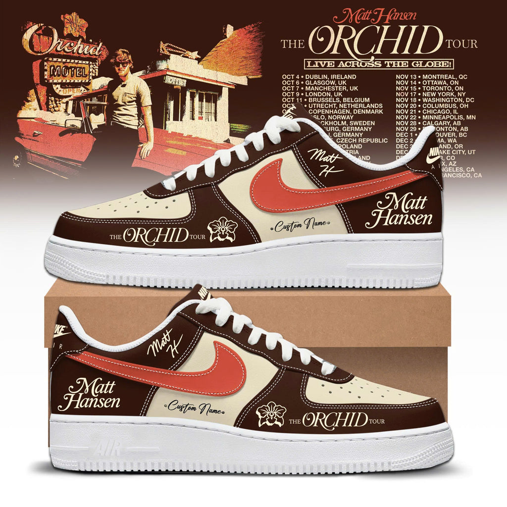 Matt Hansen The Orchid Tour 2026 Limited Edition AF1 Sneakers