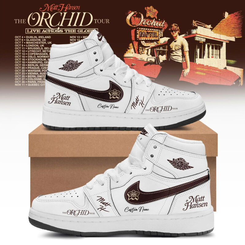 Matt Hansen The Orchid Tour 2026 Limited Edition AJ1 Sneakers