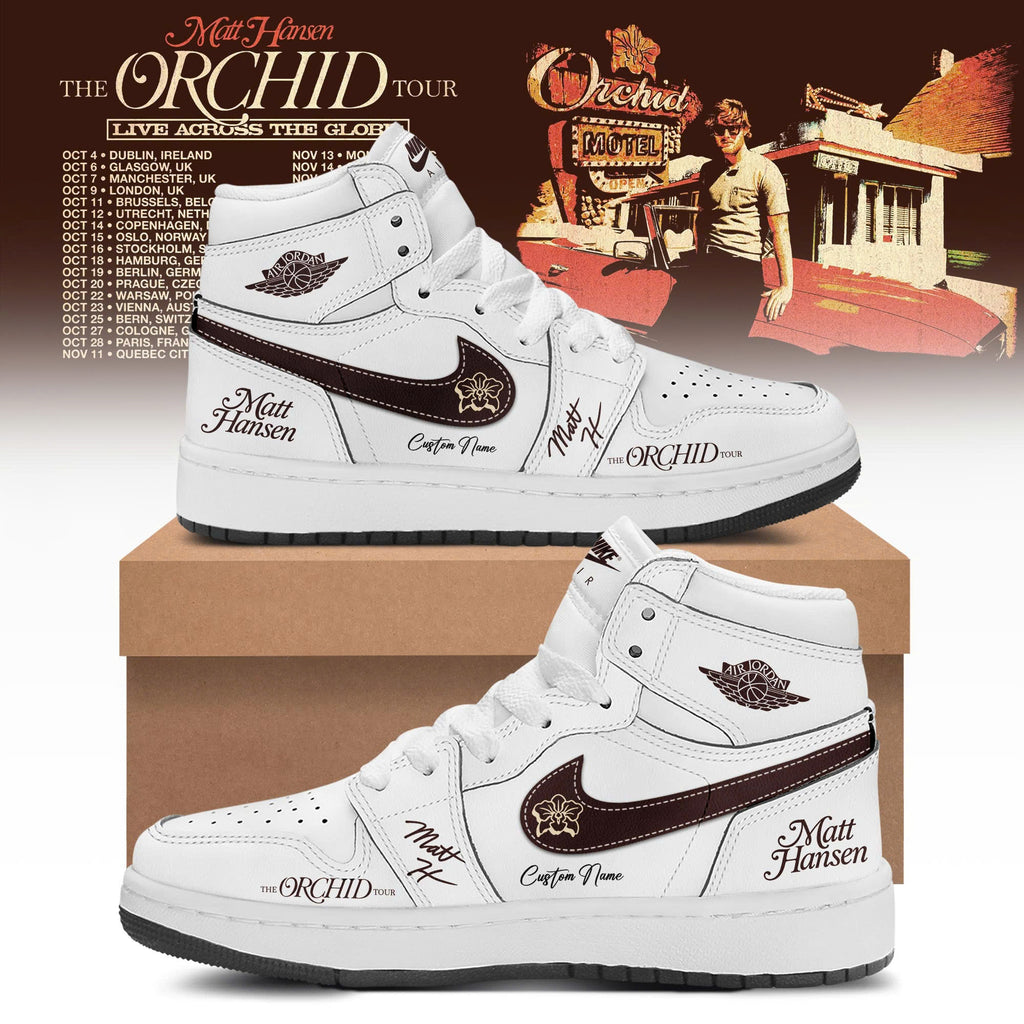 Matt Hansen The Orchid Tour 2026 Limited Edition AJ1 Sneakers