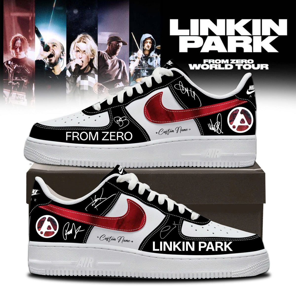 LP From Zero World Tour 2026 Limited Edition AF1 Sneakers