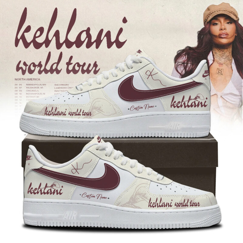 Kehlani World Tour 2026 Limited Edition AF1 Sneakers