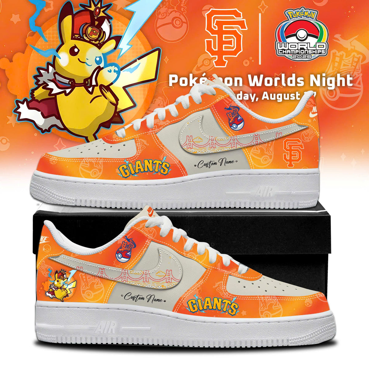 _ SFG x Pokemon 2026 Limited Edition AF1 Sneakers