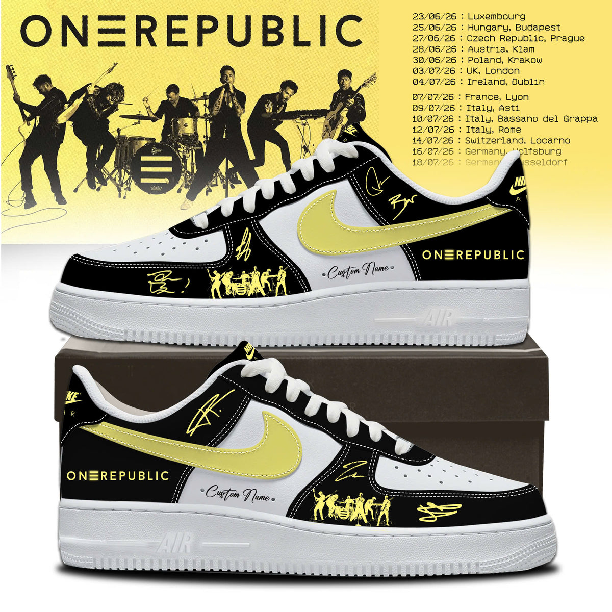 OR Official Tour 2026 AF1 Sneakers