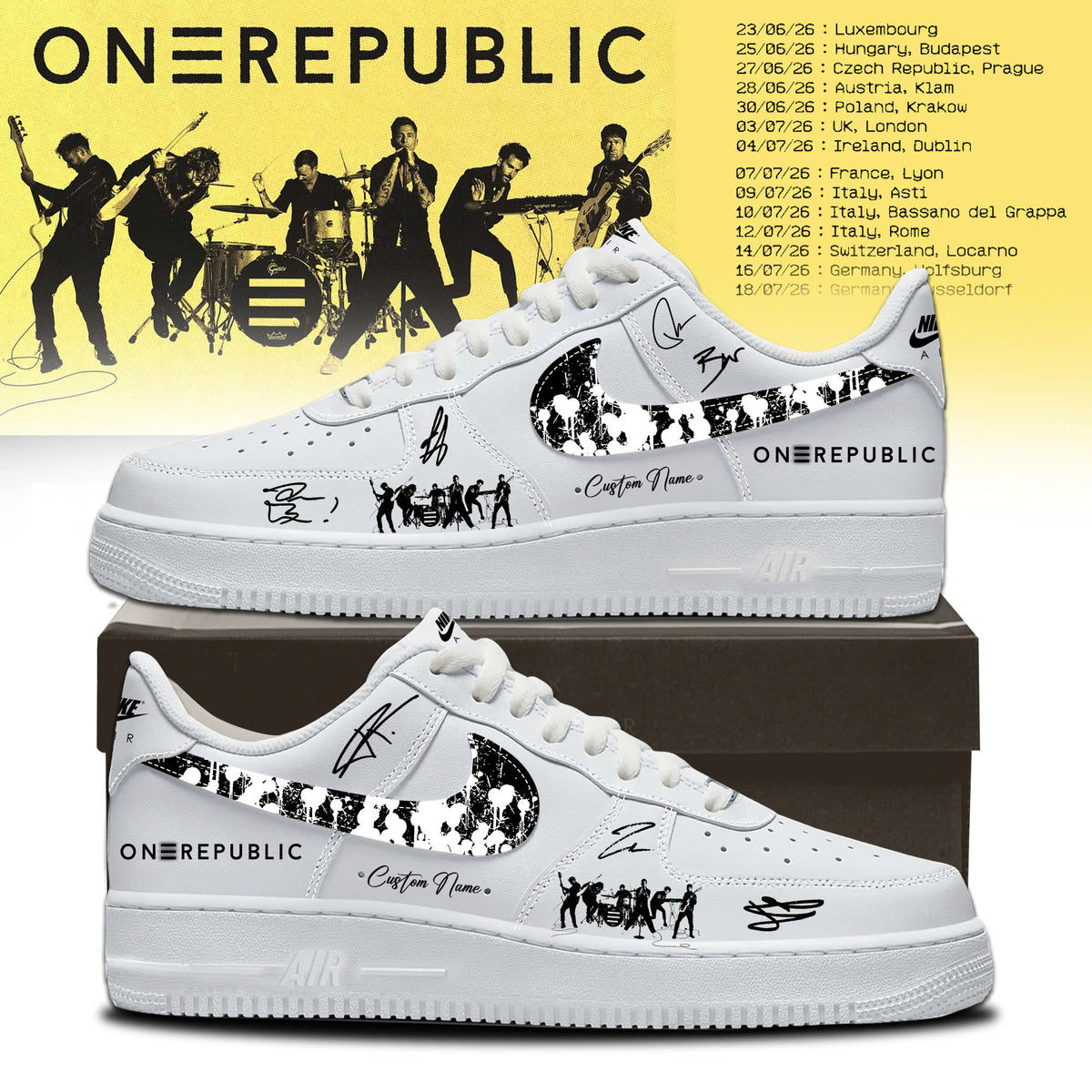 OR Official Tour 2026 AF1 Sneakers