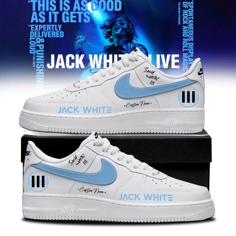 Jack White Live No Name Tour Limited Edition AF1 Sneakers